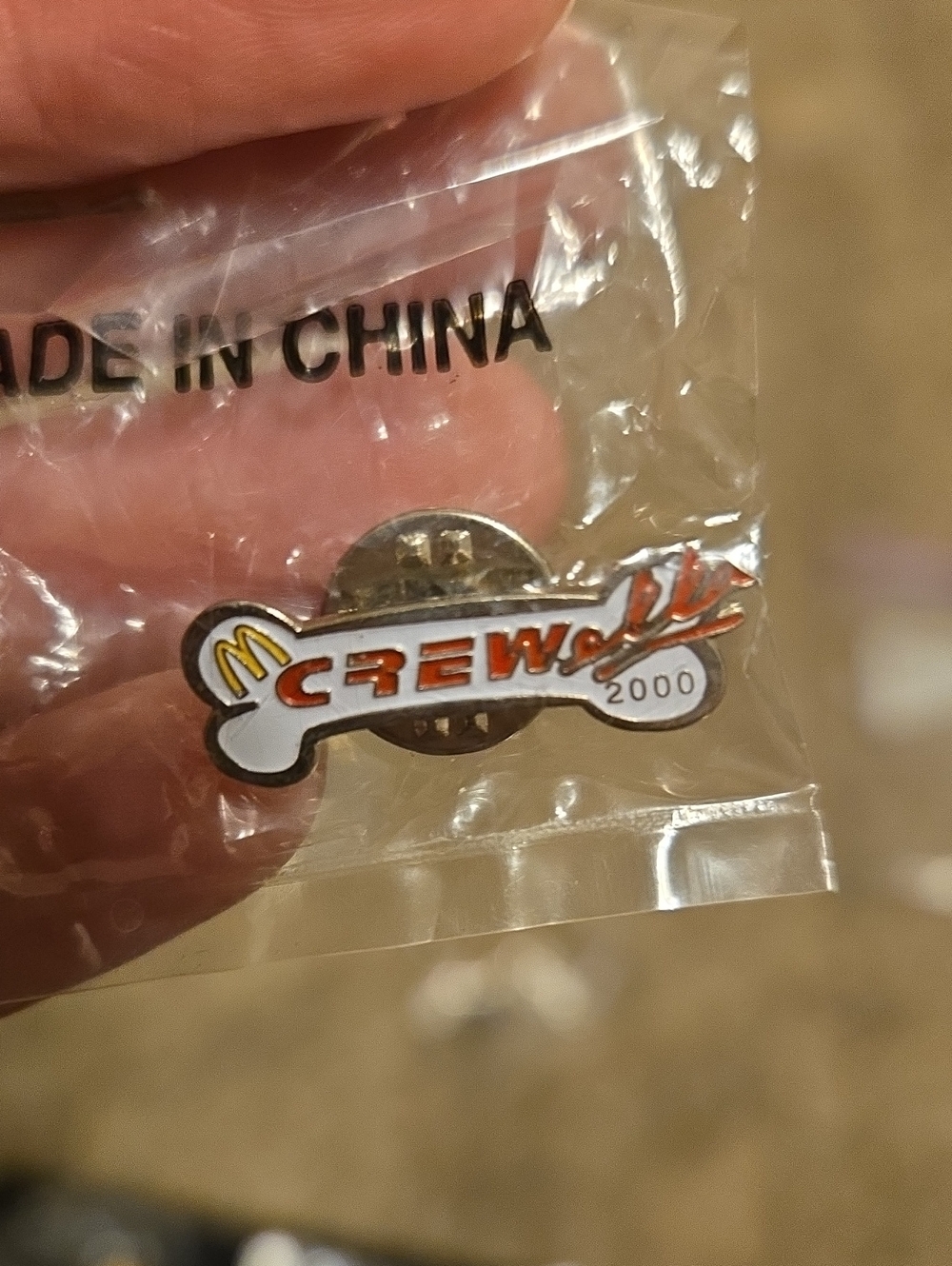 McDonalds Rare 101 Dalmations Crew Lapel Pin